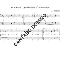 Mass in Honor of St Anne Line (Ostrowski-Kwasniewski)