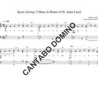 Mass in Honor of St Anne Line (Ostrowski-Kwasniewski)