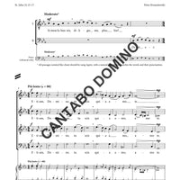 Three Easter Motets II: Simon Iohannis