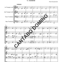 Three Pieces for Brass Quartet